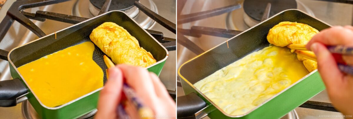 Dashimaki Tamago (Japanese Rolled Omelette / Tamagoyaki) • Just